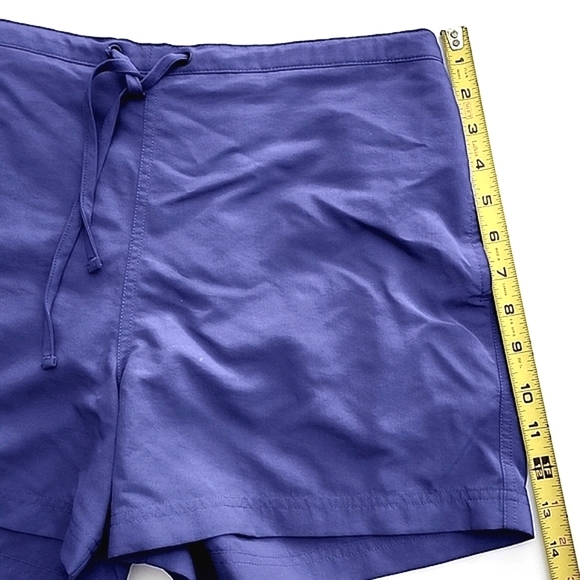L.L.  Bean Women's Activewear Shorts Purple Tie Waist 3.5" Inseam Sz Small Reg - Picture 12 of 13